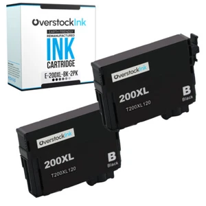 2PK OSI 200XL Black Ink Cartridge Compatible for Epson Expression XP-310 XP-400 - Picture 1 of 1