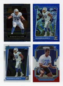 (4) 2021 RASHAWN SLATER Los Angeles Chargers ROOKIE LOT Prizm Holo NORTHWESTERN - Picture 1 of 1
