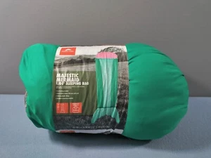 OZARK TRAIL MAJESTIC MERMAID KIDS SLEEPING BAG 5' 2" X 2' GREEN & PINK CAMPING - Picture 1 of 6