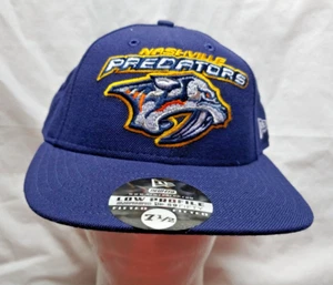 BNWT Vintage Nashville Predators Low Profile Fitted New Era Hat Cap - Size 7 1/2 - Picture 1 of 7