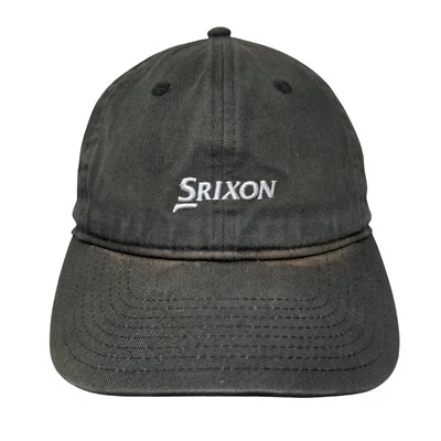 Srixon Slideback Hat Black One Size Adjustable Embroidered 6 Panel Cotton - Image 1 of 4