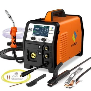 HITBOX 7 IN 1 220V 200A MIG MAG Welder SPOT LIFT-TIG MMA ARC IGBT Welder - Picture 1 of 16