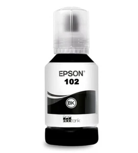 Epson 102 Schwarz Ecotank Tintenflasche 127ml UNVERPACKT  - Bild 1 von 1