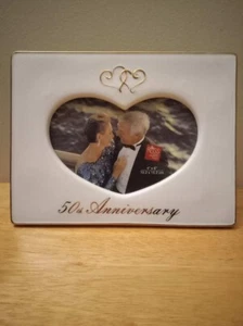 Russ "White Lace & Promises" 50th Anniversary Photo Frame 4x6 - Picture 1 of 4