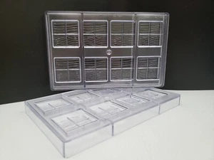 2 - Micelli Artisan / Chocolatier Polycarbonat Schokoladentafel Formen 8 Tafeln - Bild 1 von 16
