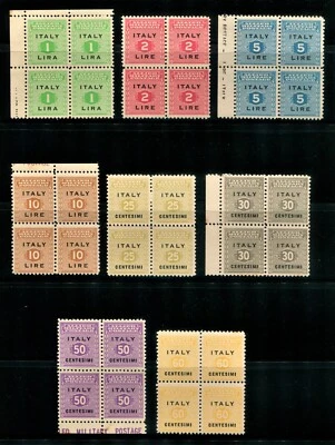 ITALY 1940s -  Stamps Allied Military Occupation Army - MNH - Image 1 of 2
