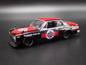 1971 71 Nissan Skyline GTR Coca Cola Yokohama Nero 1:64 Scala Modellino Auto - Foto 1 di 9