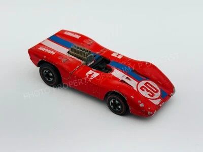 Hot Wheels Redline FERRARI 312P Red Flying Colors Hong Kong Nice !!! - Image 1 of 4