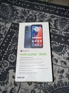 Moto G play 2024 -64GB-Cricket Wireless Brand New Sealed In Box - Picture 1 of 4