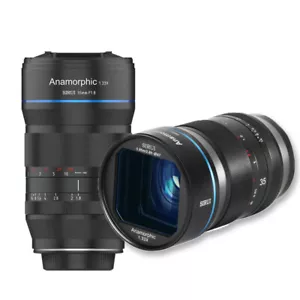 Lente anamórfica SIRUI 35 mm F1,8 1,33 x M4/3 para montaje MFT, EFM, E, Z, L S35, RF S35 - Imagen 1 de 7
