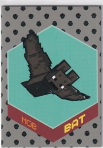 Tarjetas coleccionables Panini Minecraft Time to Mine n.º 194 Mob Card Bat - Imagen 1 de 2