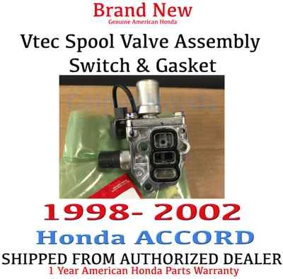 1998-2002 Honda Accord 4Cyl VTEC Solenoid Spool Valve Genuine OEM  15810-PAA-A02 - Изображение 1 из 4