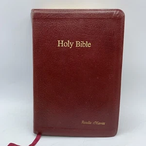 HOLMAN 1982 Holy Bible Giant Print KJV Reference Concordance Red Letter Edition - Imagen 1 de 12