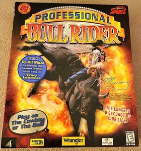 Professional Bull Rider PC CD-ROM Big Box Game 1999 Sierra Sports VERY NICE COND - Picture 1 of 4