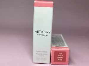 Artistry Go Vibrant Cream Lipstick In Shade 109 Spice Meets 3.8g - Picture 1 of 6