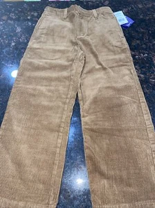 NWT Rugged Bear Boys Brown Corduroy Adjustable Waist Pants Size 7 Reg $25 - Picture 1 of 7
