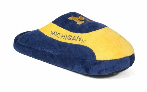 Michigan Wolverines Comfy Feet Low Pro Indoor House Slippers Cover