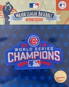 2016 parche de campeones de la serie mundial chicago cubs Cleveland Indians MLB BÉISBOL - Imagen 1 de 1
