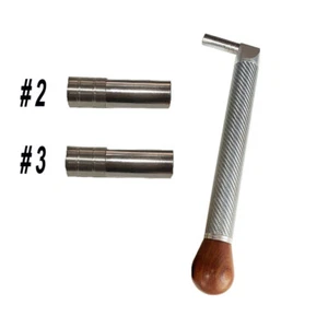 Piano Tuning Hammer Lever Carbon Fiber Tuning Hammer Tip #2, #3 Silver 1pc NEW - Picture 1 of 9