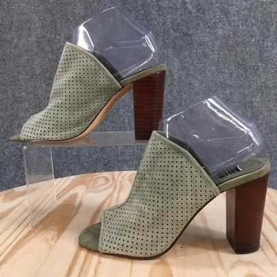 Tacones Casa Blanca Mercado Negro Mujer 8 M Mackenna Militar Mula Verde Punta abierta Foto 1 de 4