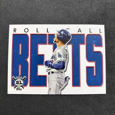 2020 Topps Big League - Roll Call Mookie Betts #RC-20 - Image 1 of 2