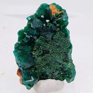 High Quality Dioptase With Malachite Crystal Cluster Natural Dioptase Specimen  - Picture 1 of 9