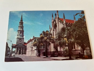 French Huguenot Church Charleston South Carolina SC Postcard - Image 1 of 2