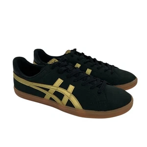 Entrenador Onitsuka Tiger DD para hombre talla 10 para mujer 11,5 negro/oro rico 1183B478-001 - Imagen 1 de 9