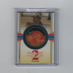 STRANGER THINGS SEASON 2 EUGENE COMMEMORATIVE PATCH CARD  (MERRILL'S FARM) - Picture 1 of 2