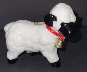 Adorno de Navidad de cerámica para ovejas - Imagen 1 de 4