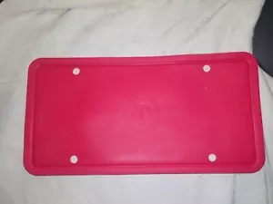 Marco de placa de silicona rojo - Imagen 1 de 6