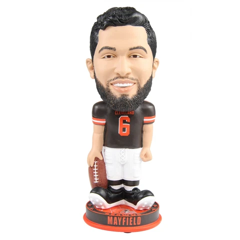Baker Mayfield Cleveland Browns Knucklehead Big Head Bobblehead NFL Cover