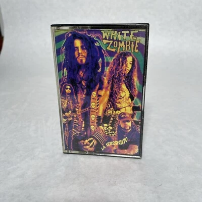 White Zombie 1992 LA SEXORCISTO Devil Music Vol. 1 Cassette Tape Geffen Records Foto 1 de 3