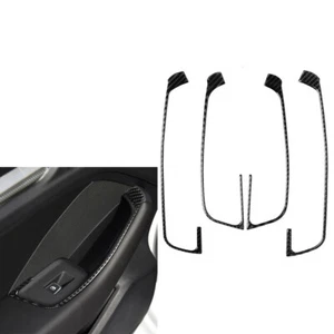 4Pcs Carbon Fiber Door Handle Frame Cover Trim  For Audi A3 8V 2014-2019 - Picture 1 of 11
