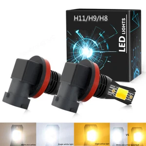 Blanco Amarillo H11 H16 LED Bombillas Antiniebla Brillantes 2x para Toyota Tacoma 2012-2023 - Imagen 1 de 11
