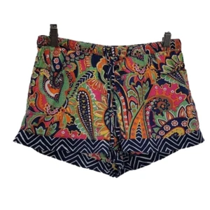 Vera Bradley colorful Paisley cotton short - Picture 1 of 14