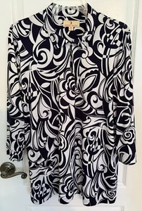 SPORT HALEY NAVY/WHITE  TOP SIZE XL - Picture 1 of 10