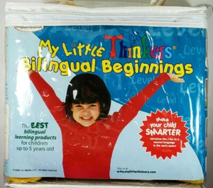 Bilingual Beginnings My Little Thinkers Learning Set 3 Board Books, DVD, Puppet - Picture 1 of 8
