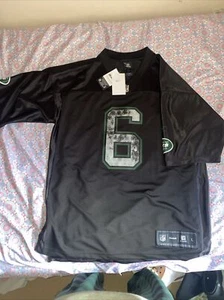 NIKE New York Jets Mark Sanchez Green Football Jersey Mens Size Large Limited Ed - Picture 1 of 4