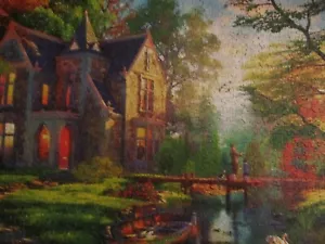 Dominic Davison "Gothic Fishing Lodge" Cewaco 1000 Piece Puzzle in Ex. Cond. - Picture 1 of 11