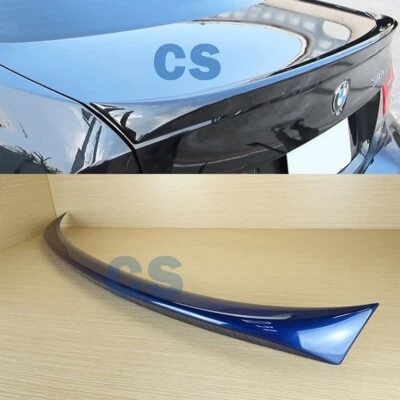 Painted#381 Lemans Blue Metallic For BMW E90 05-11 3-ser. OE Trunk Boot Spoiler - Imagem 1 de 4