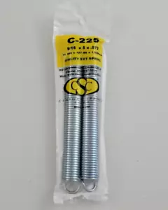 Paquete de 2 resortes de extensión utilitarios Century Spring C-225 9/16 pulgadas x 5 in. - Imagen 1 de 3