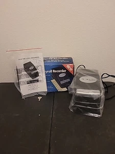 Acroprint PD100 Electronic Time Clock Time Recorder w/ Key Tested & Works Nice! - Picture 1 of 8
