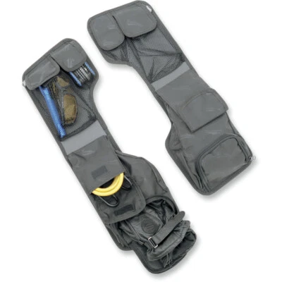 Conjunto Organizador de Tampa de Alforje Saddlemen (Preto) Par | 3501-0713 - Imagem 1 de 4