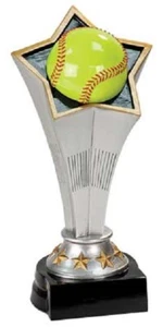 7" Softball Rising Star Series Trophy Personalized Free - Picture 1 of 2