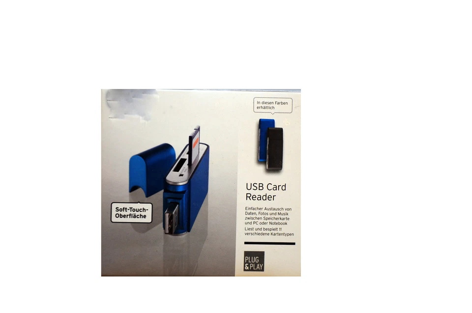 USB Kartenleser, Card Reader, Adapter für 11 versch. Speicherkarten, Lesegerät  - Bild 1 von 1