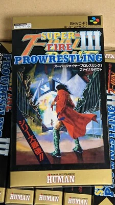 Super Fire Pro Wrestling 3 Final Bout (1993) Brand New Factory Boxed SFC Import - Image 1 of 4