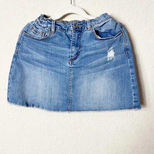 Zara Kids ~ Distressed Denim Skirt - Size 10 EUC - Picture 1 of 4