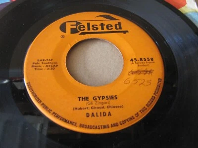 Dalida ‎– If Only I Could Live My Life Again/ Dalida 45 Felsted 1959 7" - Image 1 of 2