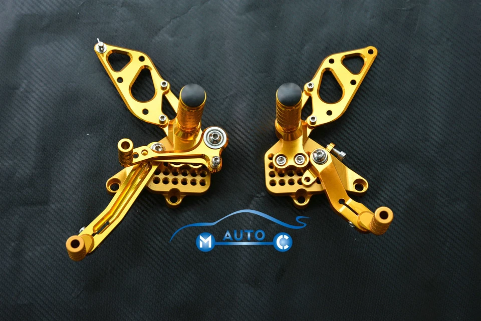 CNC Footrest System Racing Rearset Foot for Ducati 749 999 916 996 998 S R Gold - Image 1 of 1